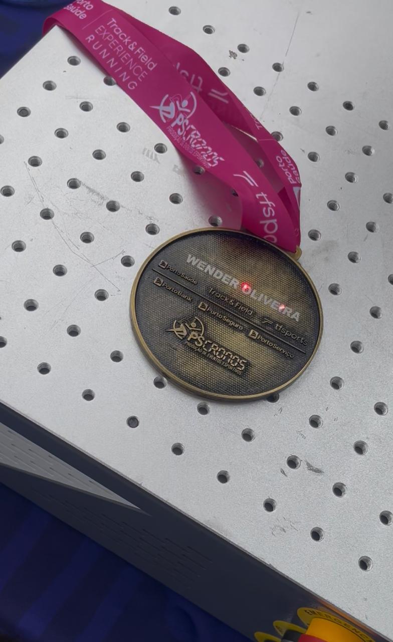 Medalhas de corrida prontas para personalização